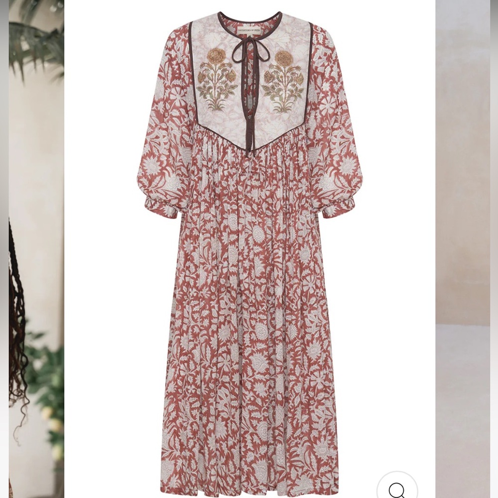 Daughters of India Diya Midi Dress